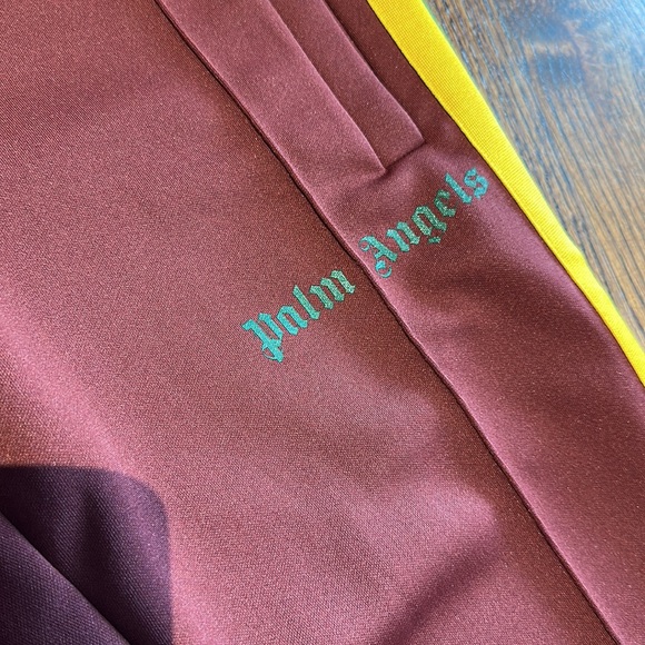Palm Angels burgundy track pants - Picture 6 of 8